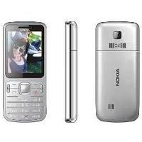 Celular C501 C/ Bluetooth 2 Chips Quadriband - Preto/prata